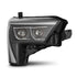AlphaRex LUXX-Series LED Projector Headlights - Black w/Amber DRL for 22-23 Toyota Tundra