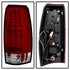 Spyder Chevy Avalanche 07-13 LED Tail Lights Red Clear ALT-YD-CAV07-LED-RC