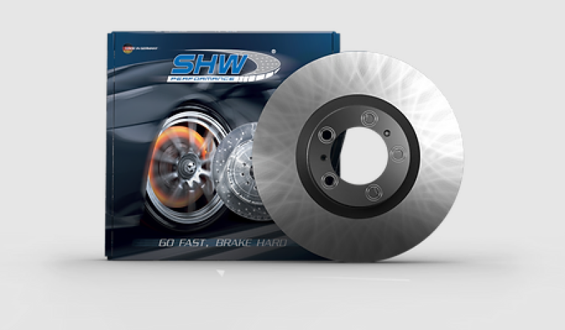 SHW 15-18 Porsche Macan S 3.0L w/o Ceramics Left Front Smooth Monobloc Brake Rotor (95B615301T)