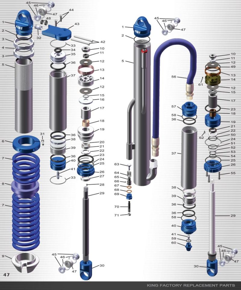 King Shocks Mounting Rubber Assembly