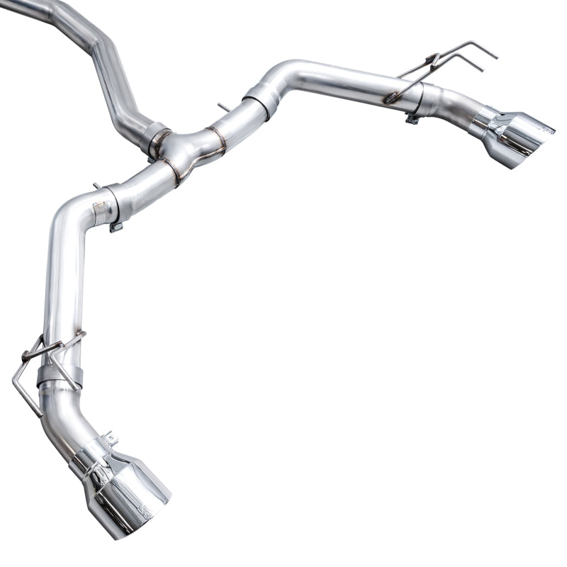 AWE Tuning Track Edition Catback Exhaust Dual Chrome Silver Tips for Honda Civic /Acura Integra 3020-32331