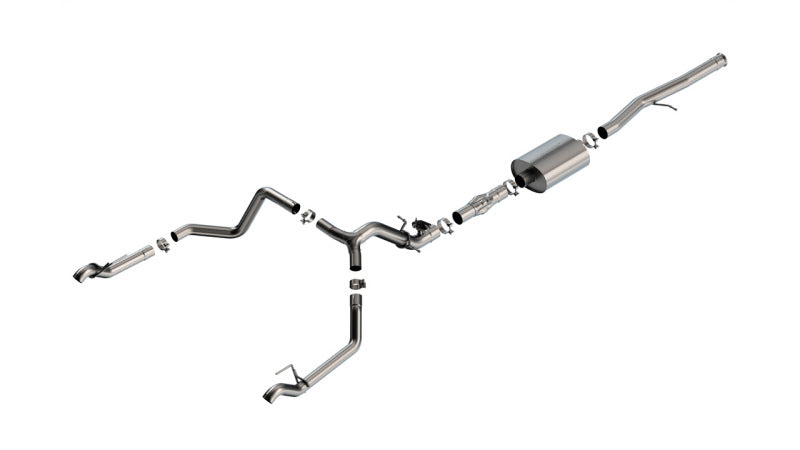 Borla ATAK Catback Exhaust for 2024 Chevy Silverado 1500 6.2L V8 (Factory Fascia Tips)