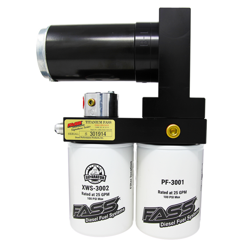 FASS Titanium Signature Series 140G Fuel Air Separation System for 00-05 Ford Excursion Powerstroke - TSF15180F140G