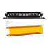 Borne Off-Road Light Bar Cover Single Row 10in Amber