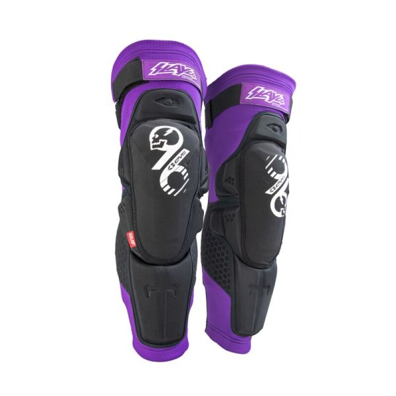 EVS Slayco96 Knee Guard Pair Purple/Black - 2XL