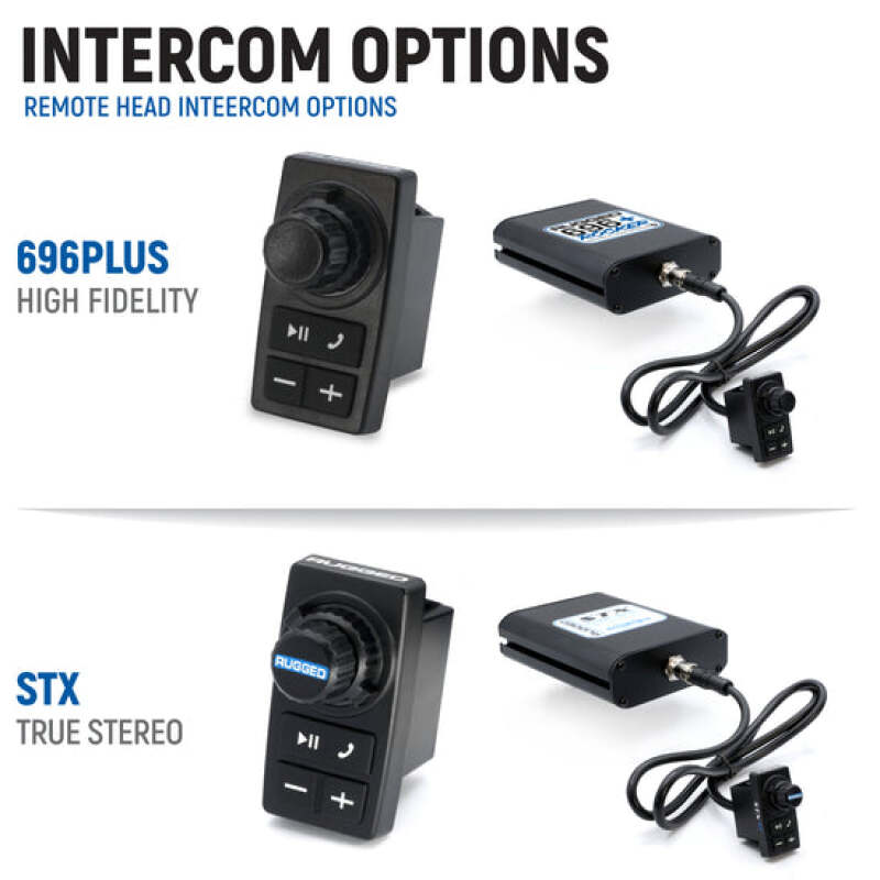 Rugged Radios Kawasaki Teryx4/Teryx5 H2 Complete Comm Kit w/ BT Intercom & 2-Way Radio - STX/G1 GMRS