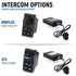 Rugged Radios Kawasaki Teryx4/Teryx5 H2 Complete Comm Kit w/ BT Intercom & 2-Way Radio - STX/G1 GMRS