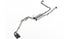 Borla S-Type Cat-Back Exhaust System for Nissan Frontier (22-24) - Black Chrome