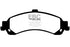 EBC 02 Cadillac Escalade 5.3 (PBR rear caliper) Yellowstuff Rear Brake Pads