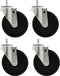Allstar Performance 5in Heavy Duty Wheel Kit (Set of 4) ALL10166