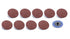 Allstar Performance Twist Lock Sanding Disc 2in 60 Grit 10pk