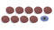Allstar Performance Twist Lock Sanding Disc 2in 60 Grit 10pk