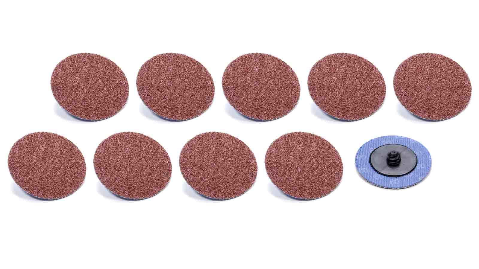 Allstar Performance Twist Lock Sanding Disc 2in 80 Grit 10pk