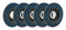 Allstar Performance Flap Discs 60 Grit 4-1/2in with 7/8in Arbor