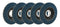 Allstar Performance Flap Discs 120 Grit 4-1/2in with 7/8in Arbor