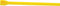 Allstar Performance Wire Ties Yellow 14in 100pk