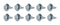 Allstar Performance Body Bolt 3/4in 10pk Silver