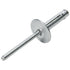 Allstar Performance Lg Hd Rivet 250Pk Silver Flange Type Alum Mandrel