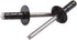 Allstar Performance Med Hd Rivet Black 250pk Multi Grip Alum Mandrel