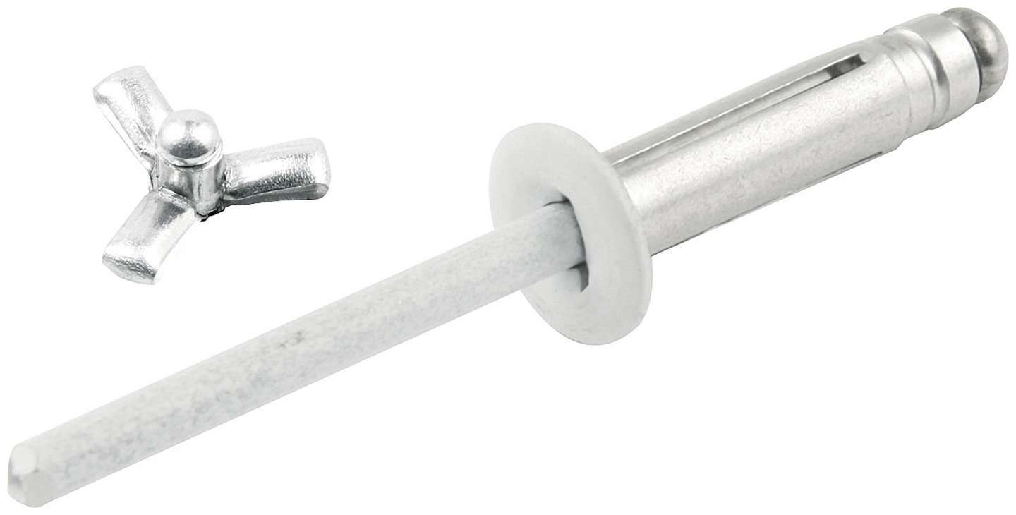 Allstar Performance Sm Hd Rivet 250pk White Flange Type