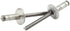 Allstar Performance Med Hd Rivet Silver 250pk Multi Grip