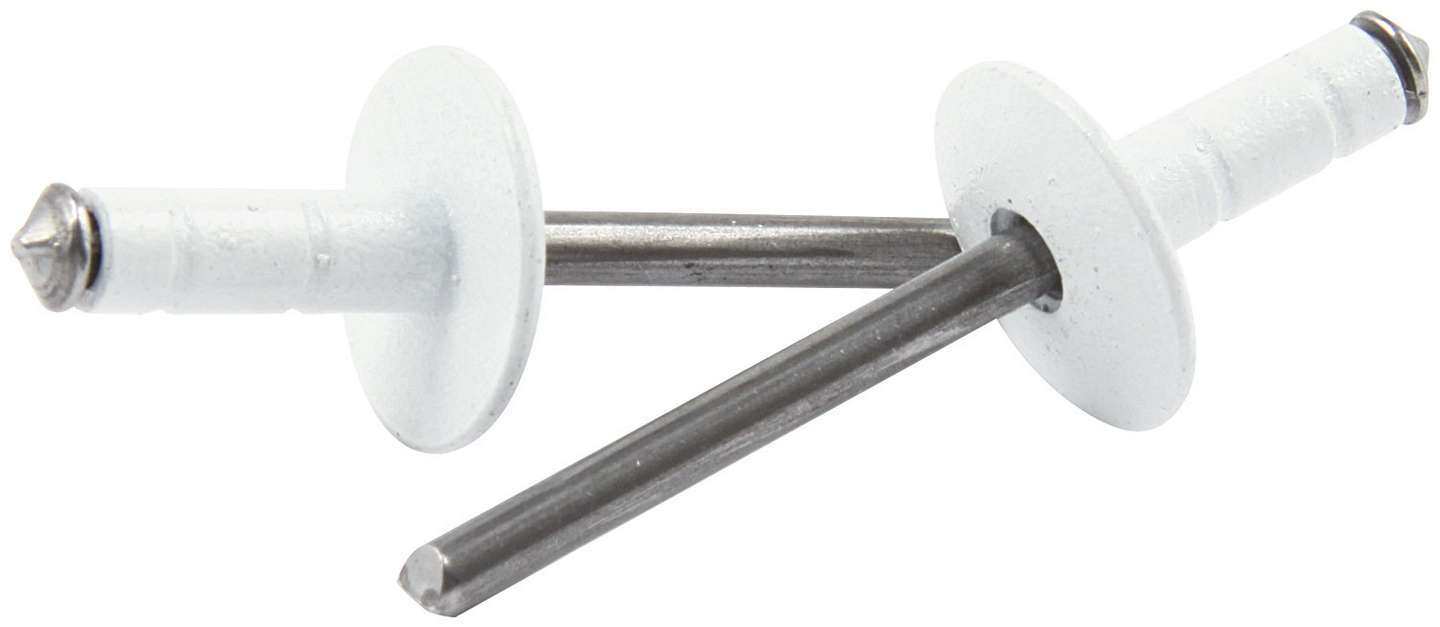 Allstar Performance Lg Hd Rivet White 250pk Multi Grip