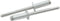 Allstar Performance Sm Hd Rivet Silver 250pk