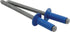 Allstar Performance Sm Hd Rivet Blue 250pk Chevron