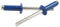 Allstar Performance Sm Hd Rivet Blue Alum 250pk Chevron