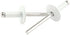 Allstar Performance Lg Hd Rivet White Alum 250pk