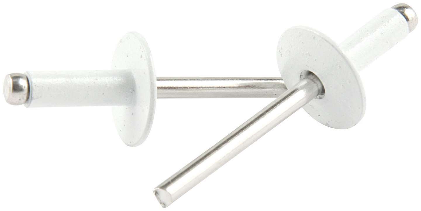 Allstar Performance Lg Hd Rivet White Alum 250pk