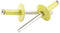 Allstar Performance Lg Hd Rivet Yellow Alum 250pk