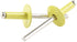 Allstar Performance Lg Hd Rivet Yellow Alum 250pk
