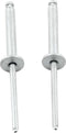 Allstar Performance 1/8in Alum Rivet Silver 100Pk Flange Type