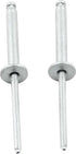 Allstar Performance 1/8in Alum Rivet Silver 100Pk Flange Type