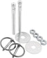 Allstar Performance Alum Hood Pin Kit 3/8in Silver