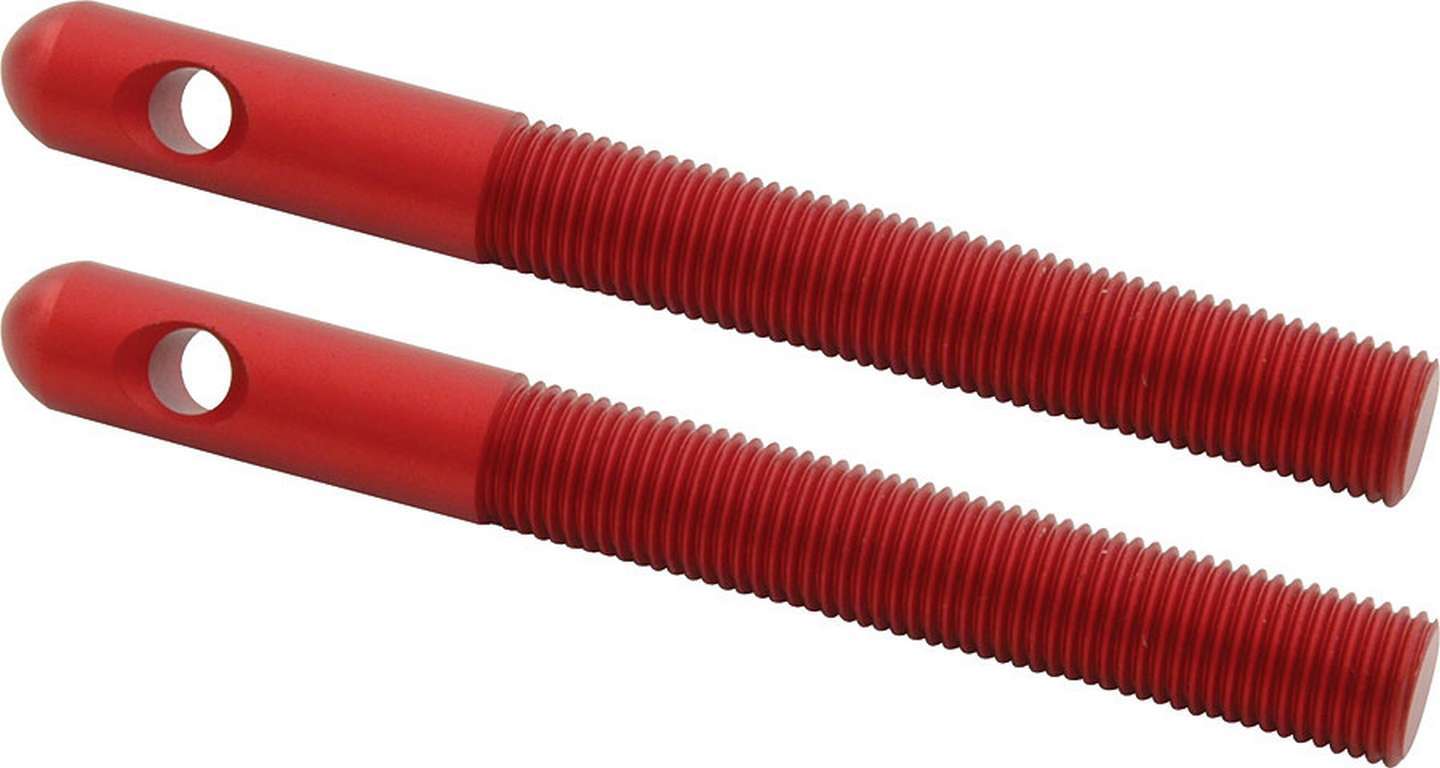 Allstar Performance Repl Aluminum Pins 3/8in Red 2pk