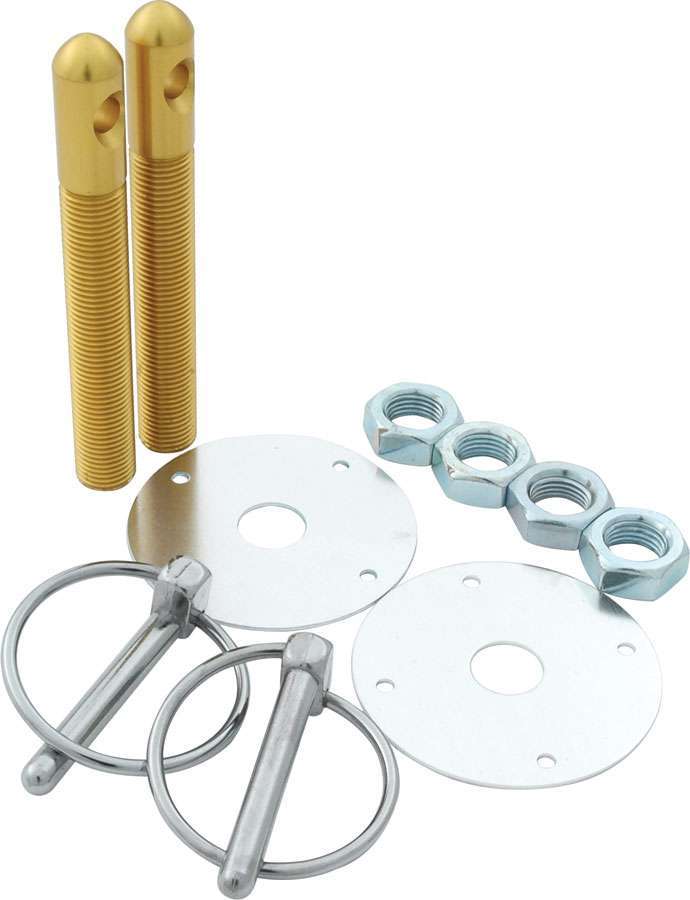 Allstar Performance Alum Hood Pin Kit 1/2 Gold