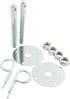 Allstar Performance Steel Hood Pin Kit w/ 5/32in Hairpin Clips