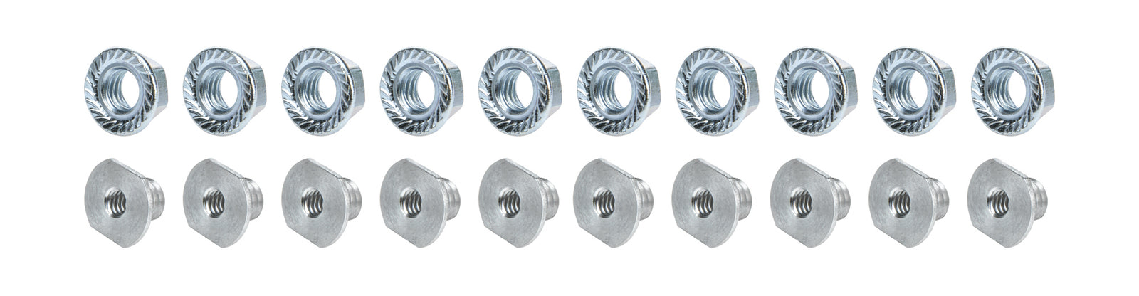 Allstar Performance Threaded Nut Insert Aluminum 10pk