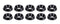 Allstar Performance Countersunk Washer Blk 1/4in x 3/4in 10pk