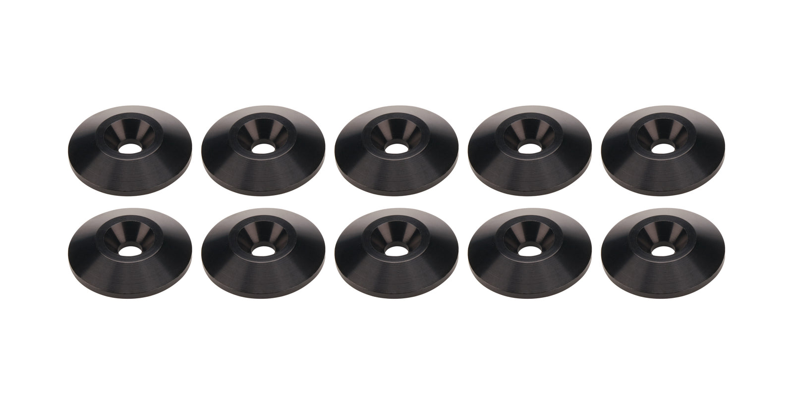 Allstar Performance Countersunk Washer Black #10 10pk