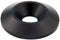 Allstar Performance Countersunk Washer Blk 1/4in x 1in 10pk