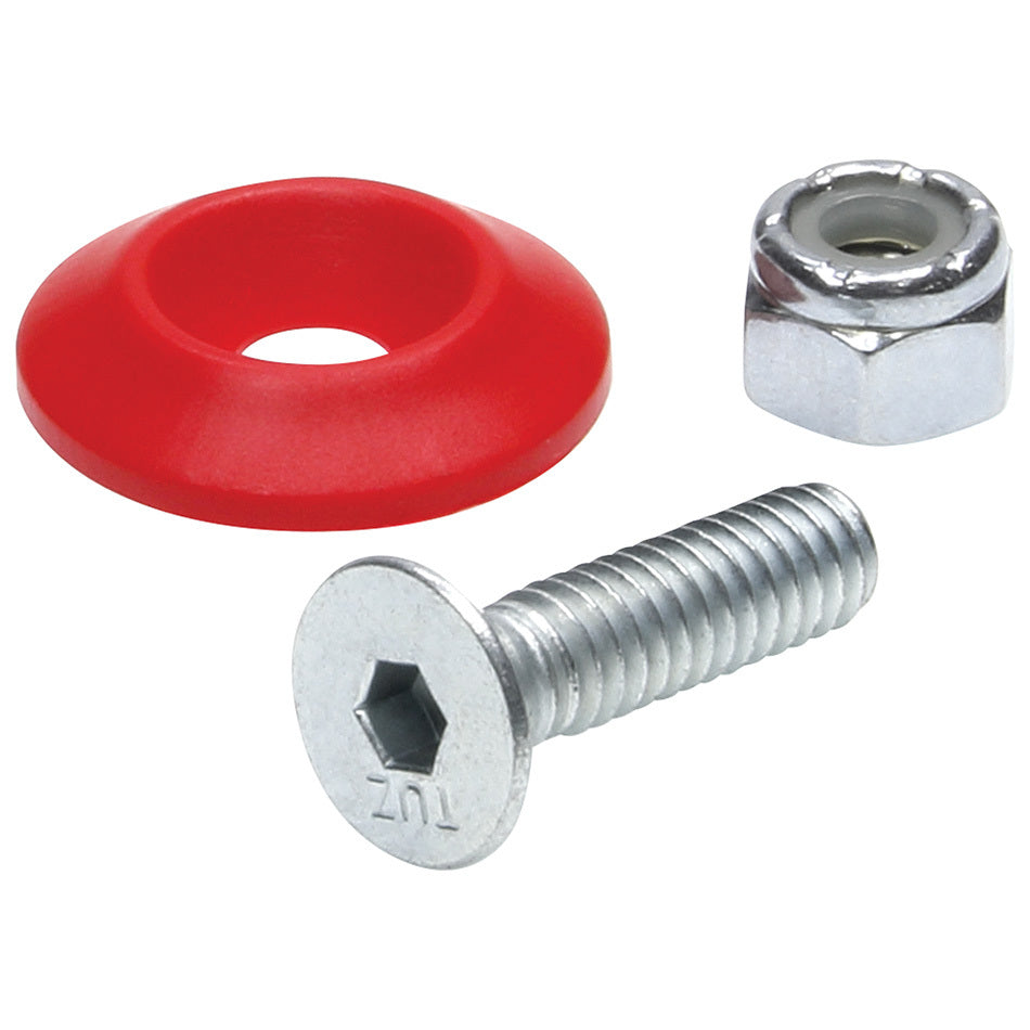 Allstar Performance Countersunk Bolt Kit Red 10pk