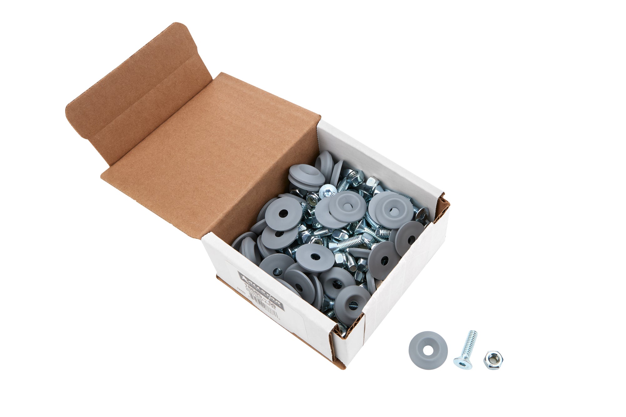 Allstar Performance Countersunk Bolt Kit Silver 50pk