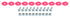 Allstar Performance Countersunk Bolt Kit Pink 10pk