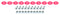 Allstar Performance Countersunk Bolt Kit Pink 10pk