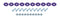 Allstar Performance Countersunk Bolt Kit Purple 10pk