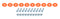 Allstar Performance Countersunk Bolt Kit Fluorescent Orange 10pk