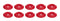 Allstar Performance Countersunk Washer Red 10pk